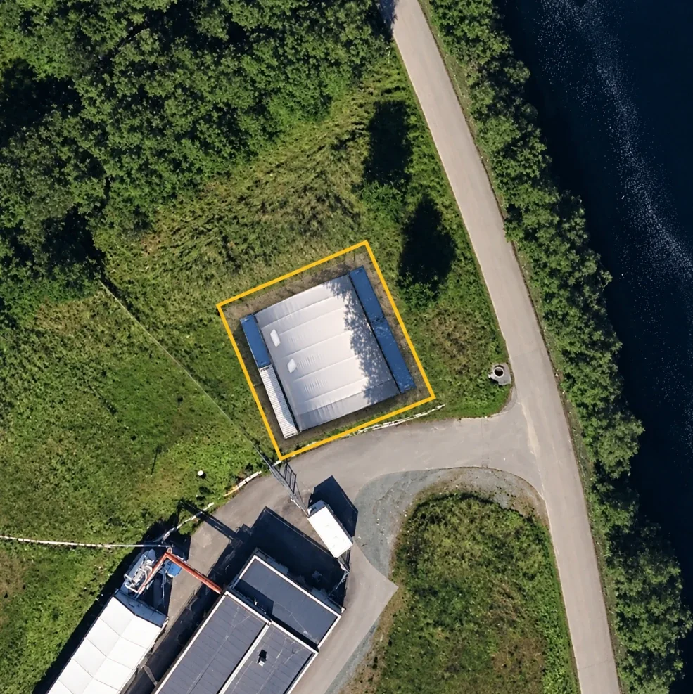 Aerial view of the proposed future site for the XPYRO plant
