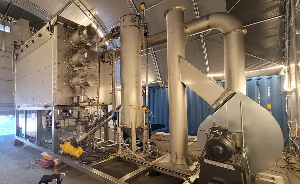 The XPYRO 10 t/day pilot plant installed at Heimdal, Trondheim